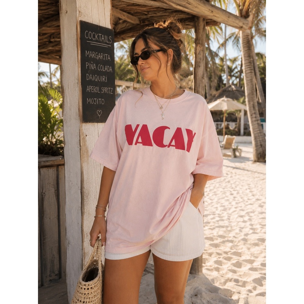 Universal‎ Thread Pink 'VACAY' Graphic Tee
